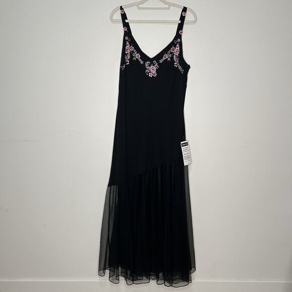 VTG R&M Richards Maxi Dress Womens 20W Fairy Whimsical Tulle Prom Gown Romantic - Picture 1 of 9